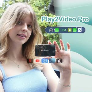 Play2Video Pro  CarPlay 안드로이드 자동 어댑터 비디오 앱 내장 TV 박스 OEM 유선 CarPlay 자동차 놀이용