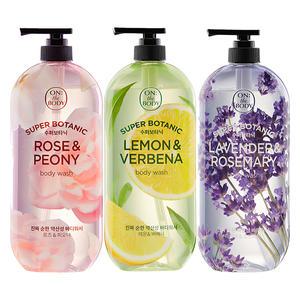 온더바디 수퍼보타닉 바디워시 로즈, 900ml, 1개 + 레몬, 1개 + 라벤더, 1개