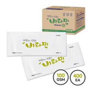 [기타]그린위생 업소용물티슈 비타민 s100 400매