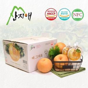 산지애 배그대로 주스 30팩 / 배즙, 착즙, NFC