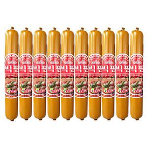 롯데 빅팜 150gX10개 군대 PX 어린이 간식소시지 맥주안주 주전부리 소세지 키스틱