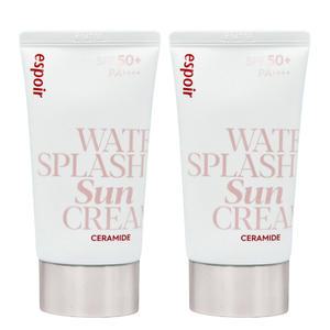 에스쁘아 워터 스플래쉬 선크림 세라마이드 SPF50+ PA++++ 60ml x2개 a2-1