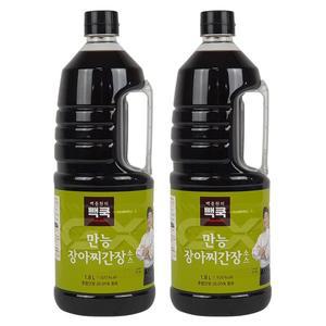 [기타]백종원의 만능장아찌 간장소스 1.8L 2개 gx