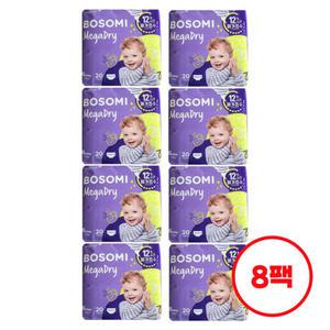 보솜이 메가드라이 팬티 점보 6단계 (공용) 20매 8팩
