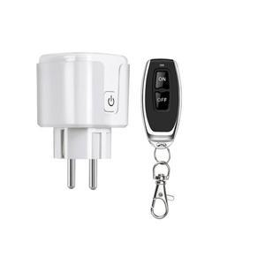 RF 리모컨 소켓 벽 페이스트 유럽 표준 플러그 AC110V 220V