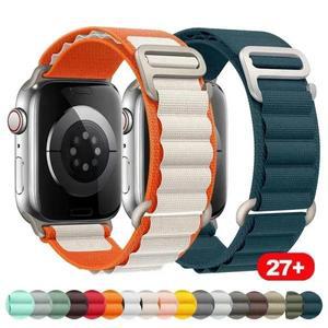 Apple Watch 밴드용 알파인 스트랩 44mm 나일론 팔찌 Ultra 2 시리즈 9 3 4 5 6 7 8 SE