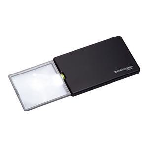 [에센바흐] 포켓용 조명돋보기(EASY POCKET) 152110 검정 - 3배,렌즈크기50X46mm