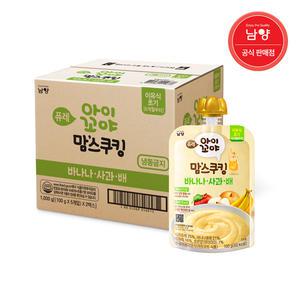 맘스쿠킹 유아 이유식(6개월~) 바나나사과배 100g 10입