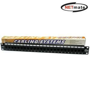 [XBH65716]넷메이트 NM P246 CAT 6 24포트 패치 판넬 젠더