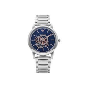 [정품] 엠포리오 아르마니 쿼츠 루이지 43mm 스테인리스 스틸 블루 실버 엠프리오 Emporio Armani Quartz L