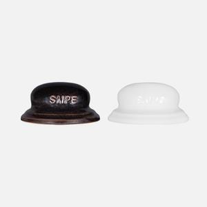 SNPE 지압 온열 목 등 허리 마사지 타원 도자기