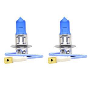 2개-선명한 화이트블루 8500K 제논 할로겐 헤드램프 H3 12V 100W