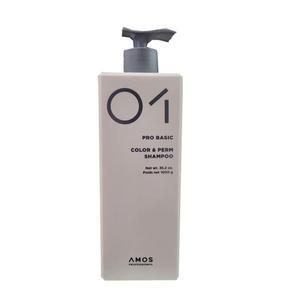 아모스 프로 베이직 칼라 앤 펌 샴푸 1000ml