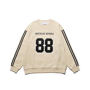 [기모] 88 Appliquer Sweat Shirt Ivory