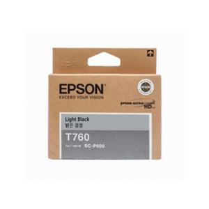 엡손 정품잉크 T760700 T7607 밝은검정 SC-P600 N