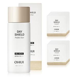 오휘 데이쉴드 퍼펙트 선 블랙 80ml 대용량 백탁없는 선크림