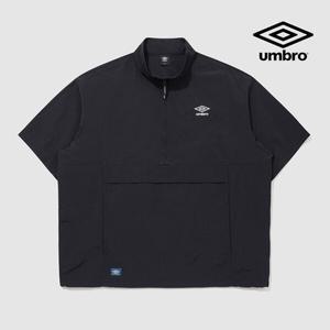 [엄브로] 클래식 반팔 스탠넥 아노락 UQ223CWT42 BLK