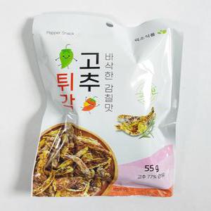 덕소식품 고추튀각 55g  x 5개 튀각 부각 반찬 (무.료.배.송)