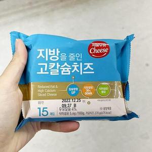 서울우유 지방을줄인고칼슘치즈 15매입 270g x 1개