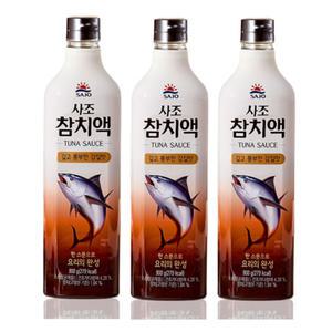 사조 참치액 900ml x 3개