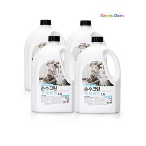 순수크린 액체세제 세탁세제 2.5LX4개