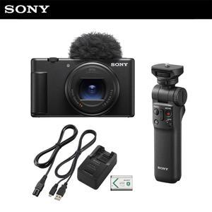 소니 공식대리점 카메라 ZV-1M2 블랙 + GP-VPT2BT + ACC-TRBX (유투브 / 브이로그 디지털)