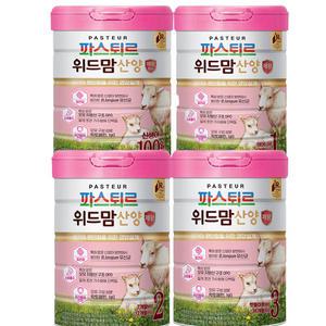 파스퇴르 위드맘 산양 제왕분유 100일/1/2/3단계 750g(5캔)