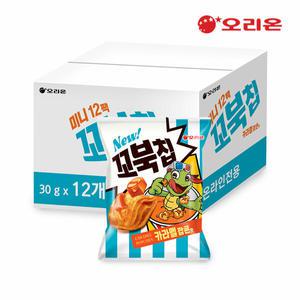 오리온 꼬북칩 카라멜팝콘맛 30g 12개입