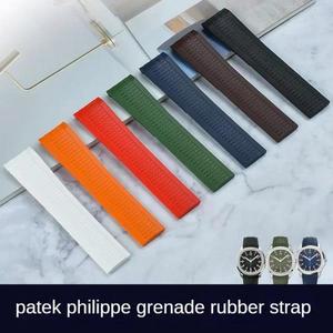 고무링 Patek Philippe 수류탄 고무 시계 밴드 교체 오리지널 아쿠아넛 5167/5164 Pp 접이식 버클 실리콘
