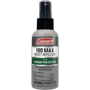 Coleman 콜맨 모기 벌레 퇴치 스프레이 100 DEET 4oz 진드기 벼룩 해충
