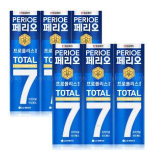 페리오 토탈7 오리지널 치약 구취 제거 치주염 6개