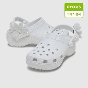 [크록스 본사] 크록스 클래식 플랫폼 부케 클로그 엘리펀트 (211292-1NK)