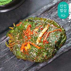 [품질보장] 100% 국내산 전라도 여수 비법 양념 깻잎김치 500g