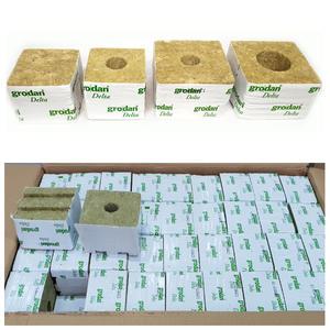 그로단암면블럭1box/grodan 양액재배 수경재배 양액 암면 재배 배지 블록 락울 (delta6.5)