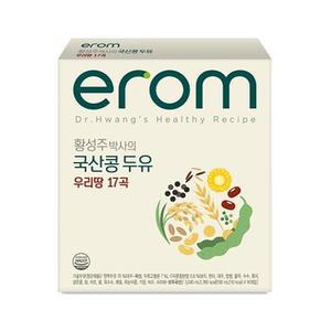 [무료배송] 이롬 황성주 국산콩 우리땅 17곡 두유 190ml 64개
