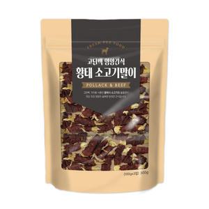 애견간식 황태 소고기말이 300g