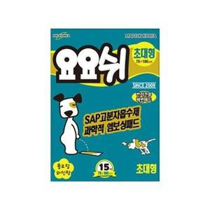 요요쉬 배변패드 플로랄 와인향 초대형 15매