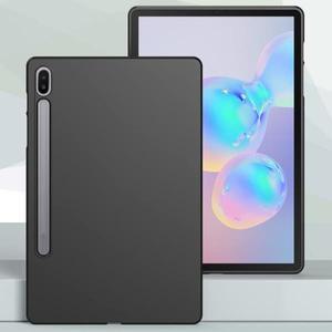 삼성 호환 갤럭시 호환 탭 S6 (2019) 용 태블릿 케이스 SM-T860 T865 커버 블랙 TPU 실리콘 소프트  쉘 낙
