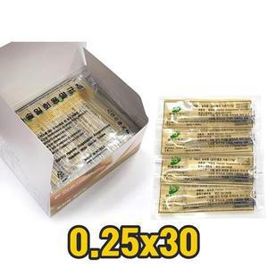 한솔 약침 일회용멸균침 0.25x30 1000개입 한방침