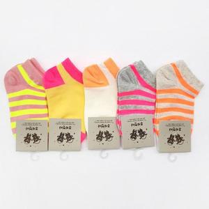 [RGPM1N82]cliquet 아동양말 네온여아 5켤레묶음 유아양말