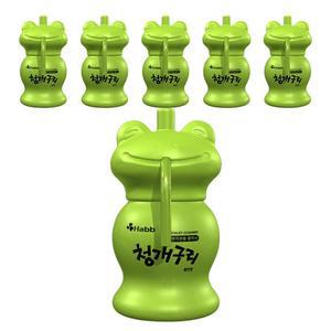 프리미엄 청개구리 자동 변기 세정제 120g x 6개