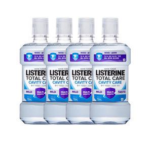 리스테린 토탈케어 캐비티케어 마일드 750ml x 4개