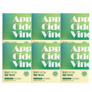 홀베리 유기농 레몬 애사비 스틱형 레몬사과식초 84p 1680g 6박스