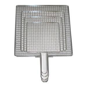 원리빙 스텐레스 사각석쇠 겹망 320mm x320mml 1개 가정용 캠핑용 식당용 바베큐용