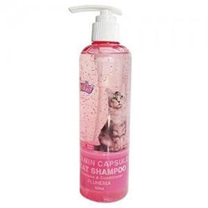 [오티마트]고양이 비타민 샴푸 캣 목욕 푸르메리아향 300ml
