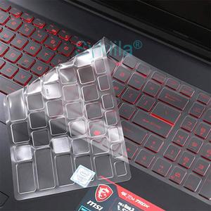 노트북 키보드 GE73 스킨 실리콘 GE76 GE72VR 레이더 GE72MVR 보호기 GE75 GE73VR 커버 용 액세서리 케이스 17 GE72 MSI GE66