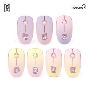 로이체 BTS 타이니탄 무소음 저소음 무선 마우스 방탄소년단 굿즈 노트북용 PC용 사무용 가정용 RM 진 지민 슈가 제이홉 뷔 정국