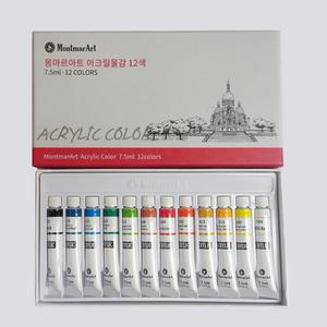 대문닷컴 몽마르아트 아크릴물감 7.5ml(12색)