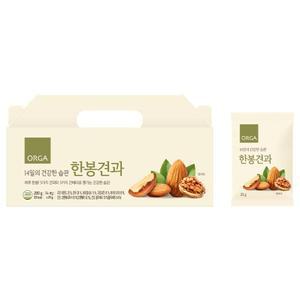 올가 간식 14일의 건강한 습관 한봉견과 280g (20gx14EA) 탕비실 회사 어린이 성인 캠핑 차박 홈파티 영화