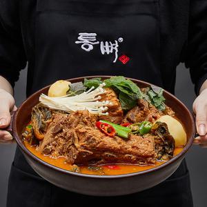 [롯데백화점]써밋컴퍼니 [통뼈]통뼈 감자탕 칼칼한맛 1kg 2팩